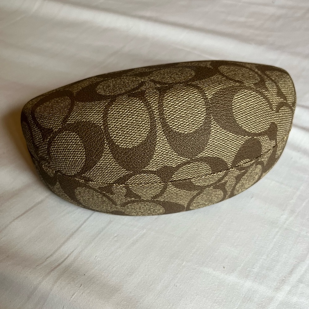Coach large sunglass case